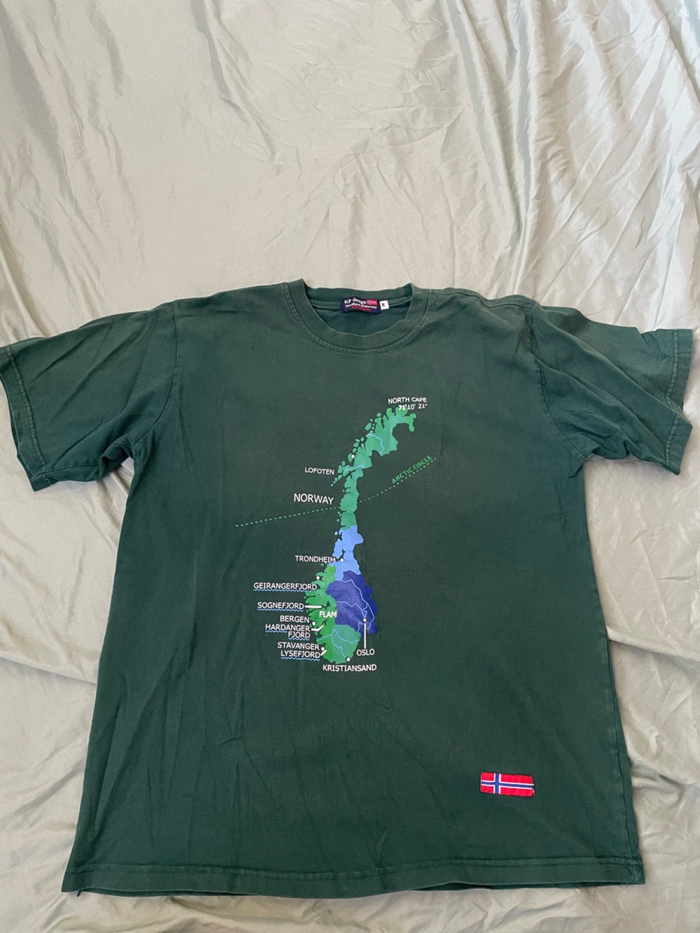100% cotton Norway t-shirt